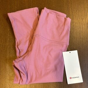 Lululemon Align Ribbed HR Pant 28" New With Tag.